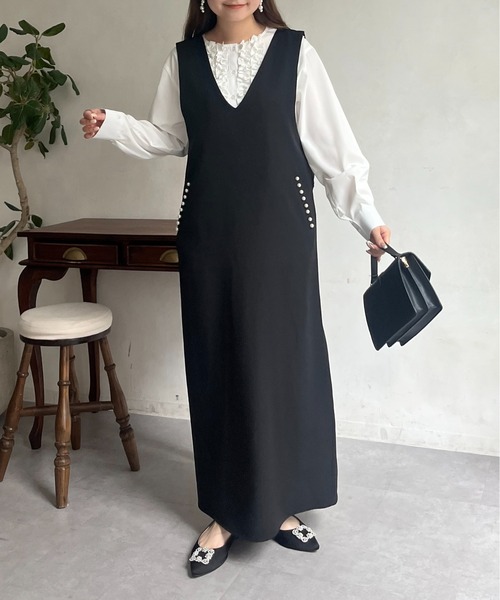 prose verse(プロズヴェール)の「フロントダブルフリルブラウス(シャツ/ブラウス・レディース・オフホワイト・LARGE/MEDIUM)」の19枚目の写真
