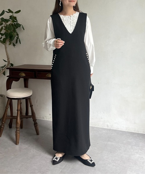prose verse(プロズヴェール)の「フロントダブルフリルブラウス(シャツ/ブラウス・レディース・オフホワイト・LARGE/MEDIUM)」の20枚目の写真