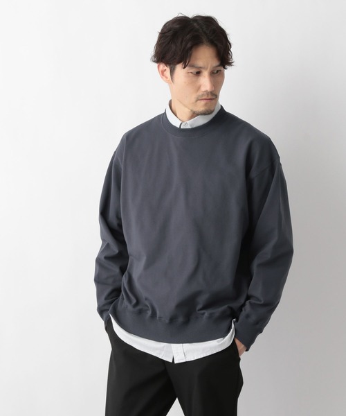 GLOBAL WORK（グローバルワーク）の「乾きやすいスウェット長袖/M/975730（スウェット・メンズ・チャコールグレー/オフホワイト/サックスブルー/ブルー/ホワイト系その他2・SMALL/MEDIUM/LARGE/X-LARGE）」の15枚目の写真