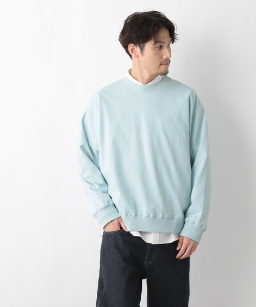 GLOBAL WORK（グローバルワーク）の「乾きやすいスウェット長袖/M/975730（スウェット・メンズ・チャコールグレー/オフホワイト/サックスブルー/ブルー/ホワイト系その他2・SMALL/MEDIUM/LARGE/X-LARGE）」の19枚目の写真