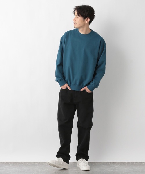 GLOBAL WORK（グローバルワーク）の「乾きやすいスウェット長袖/M/975730（スウェット・メンズ・チャコールグレー/オフホワイト/サックスブルー/ブルー/ホワイト系その他2・SMALL/MEDIUM/LARGE/X-LARGE）」の13枚目の写真