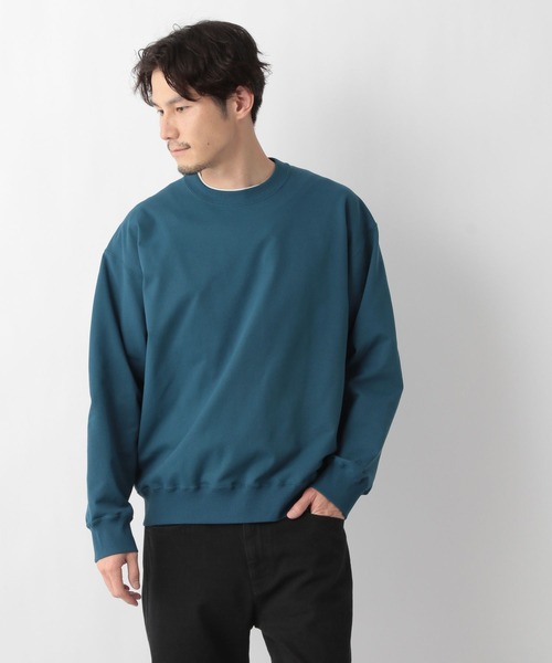 GLOBAL WORK（グローバルワーク）の「乾きやすいスウェット長袖/M/975730（スウェット・メンズ・チャコールグレー/オフホワイト/サックスブルー/ブルー/ホワイト系その他2・SMALL/MEDIUM/LARGE/X-LARGE）」の10枚目の写真