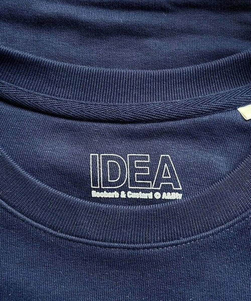 IDEA BOOKS(アイディアブックス)の「【IDEA/アイデア】 ROOBARB & CUSTARD MOON SWEAT ルバーブ&カスタードクルーネックスウェット(スウェット・メンズ・ネイビー・L/M/XL/S)」の2枚目の写真