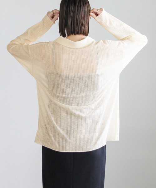 売れ筋商品|||アンナ フィールド Tシャツ レディース トップス Top - macadamia 高身長 汗染みしにくい綿100％フレンチスリーブトップス