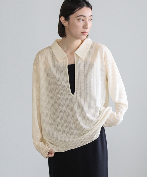 select MOCA（セレクトモカ）の「シアーフロントオープンネック