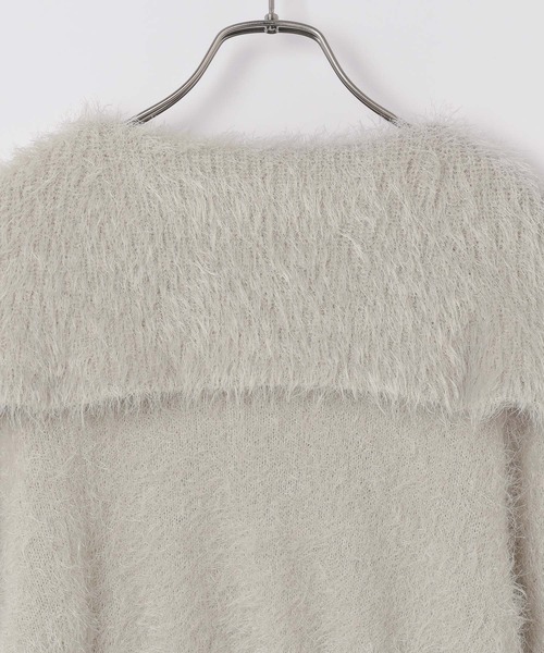 Heather(ヘザー)の「セーラーニットカーディガン 105016(カーディガン/ボレロ・レディース・ピンク/オフホワイト/グレー・FREE)」の11枚目の写真