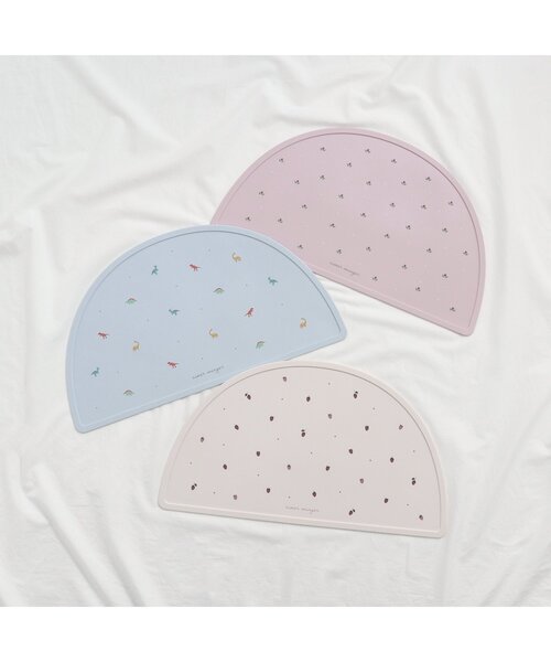 apres les cours（アプレレクール）の「バラエティシリコンマット（マグ/哺乳瓶/お食事グッズ・キッズ・ピンク/サックスブルー/アイボリー・FREE）」の4枚目の写真