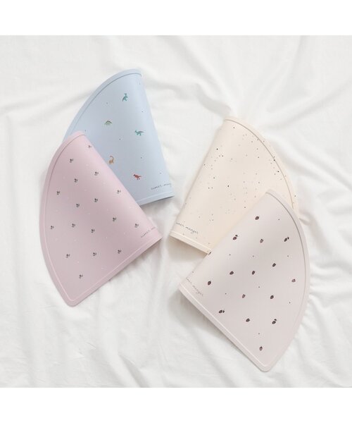 apres les cours（アプレレクール）の「バラエティシリコンマット（マグ/哺乳瓶/お食事グッズ・キッズ・ピンク/サックスブルー/アイボリー・FREE）」の7枚目の写真