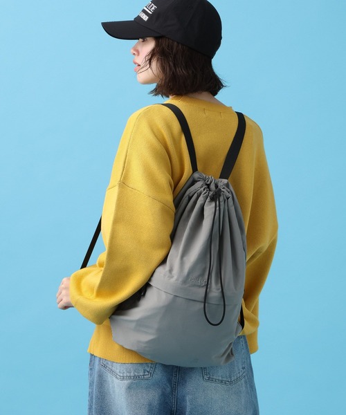 PBLIM(ページボーイリム)の「PBLIM/ナップザック(バックパック/リュック・レディース・ブラック/グレー・FREE)」の3枚目の写真