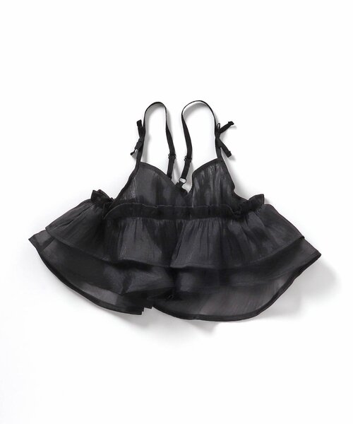 apres les cours（アプレレクール）の「ラメシアーキャミ（その他トップス・キッズ・ブラック・100/120/140）」の2枚目の写真