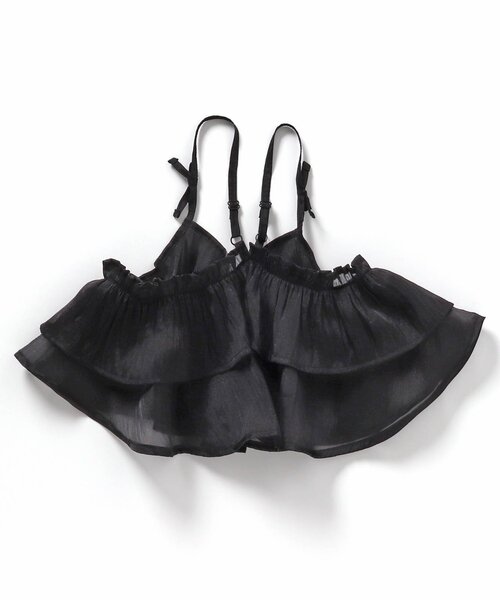 apres les cours（アプレレクール）の「ラメシアーキャミ（その他トップス・キッズ・ブラック・100/120/140）」の3枚目の写真