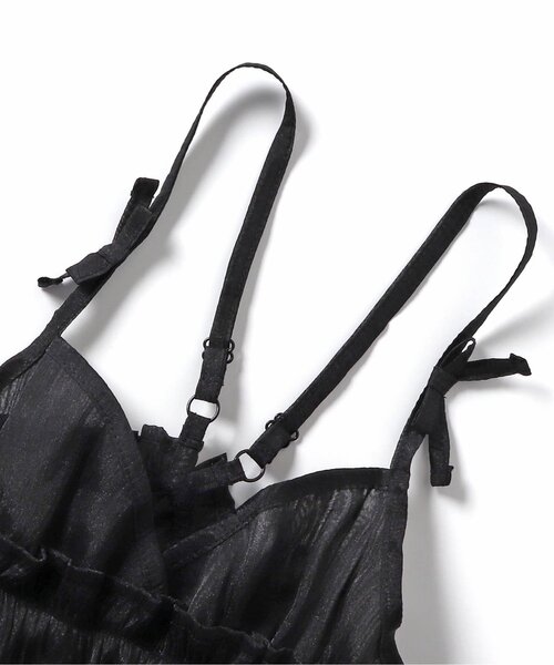 apres les cours（アプレレクール）の「ラメシアーキャミ（その他トップス・キッズ・ブラック・100/120/140）」の4枚目の写真