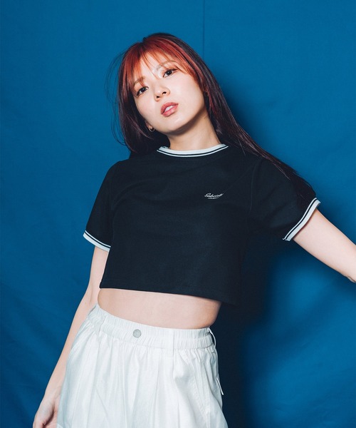 Subciety（サブサエティ）の「SEED STITCH TEE【WOMENS】（Tシャツ/カットソー・レディース・ネイビー/ホワイト/グリーン/ブラック・FREE/X-SMALL）」の14枚目の写真