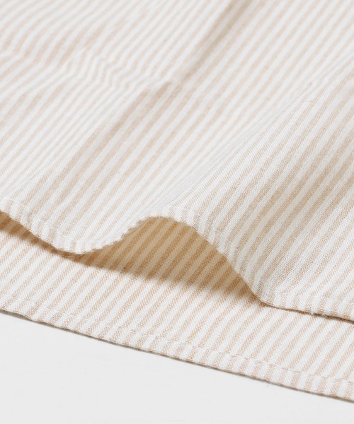 KRIFF MAYER（クリフメイヤー）の「ストライプオープンカラーシャツ（シャツ/ブラウス・メンズ・チャコール/ベージュ/グリーン・MEDIUM/LARGE/X-LARGE）」の15枚目の写真