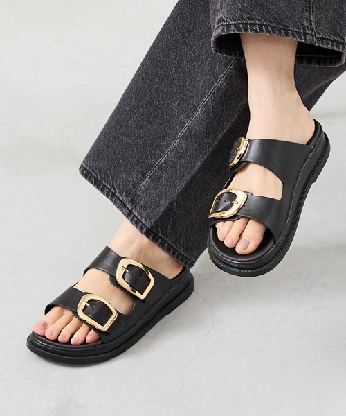 関税/送料込◆Vela フラットサンダル 40%OFF】BRADOR ブラドール レザー メッシュ フラット サンダル