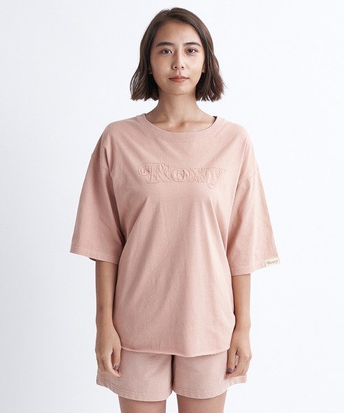 ROXY(ロキシー)の「COLORS TEE/ロキシーオーバーサイズ半袖Tシャツ(Tシャツ/カットソー・レディース・バーガンディー/グリーン/インディゴブルー/ベージュ・LARGE/MEDIUM/SMALL)」の15枚目の写真