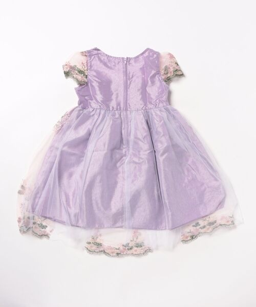 Catherine Cottage（キャサリンコテージ）の「チュールレースフェアリードレス（ドレス・キッズ・ベージュ/モスグリーン/ライラック・130/120/110/140）」の7枚目の写真