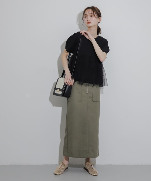 SENSE OF PLACE by URBAN RESEARCH（センスオブプレイスバイアーバンリサーチ）の「バイカラーショルダーバッグ（ショルダーバッグ・レディース・ブラック/ライトブラウン・ONE）」の7枚目の写真