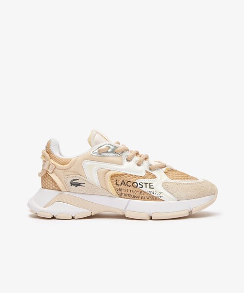 LACOSTE（ラコステ）の「ウィメンズ L003 NEO 124 5 SFA（スニーカー・レディース・ライトベージュ・23.0cm/22.5cm/23.5cm/24.0cm/24.5cm）」の2枚目の写真
