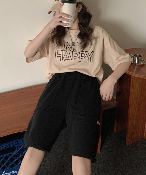 Miniministore(ミニミニストア)の「ショートパンツ スウェットパンツ韓国(スウェットパンツ・レディース・ピンク/ライトグレー/ブラック/ダークグレー・L/XL)」の7枚目の写真
