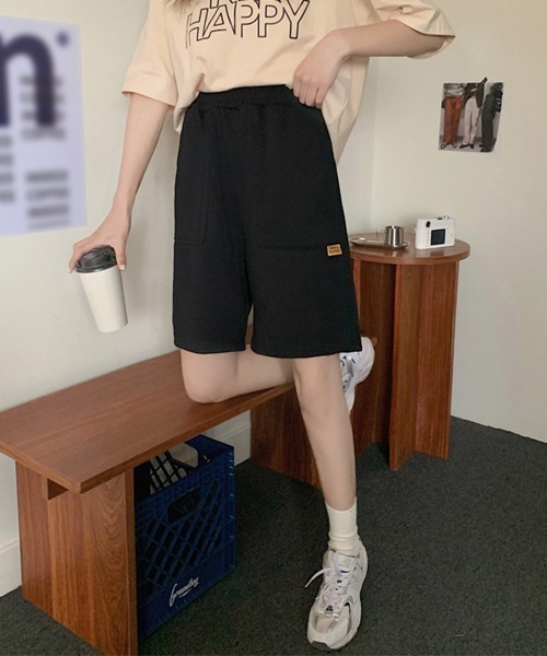 Miniministore(ミニミニストア)の「ショートパンツ スウェットパンツ韓国(スウェットパンツ・レディース・ピンク/ライトグレー/ブラック/ダークグレー・L/XL)」の8枚目の写真