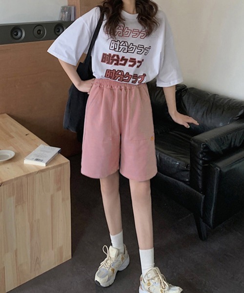 Miniministore(ミニミニストア)の「ショートパンツ スウェットパンツ韓国(スウェットパンツ・レディース・ピンク/ライトグレー/ブラック/ダークグレー・L/XL)」の19枚目の写真