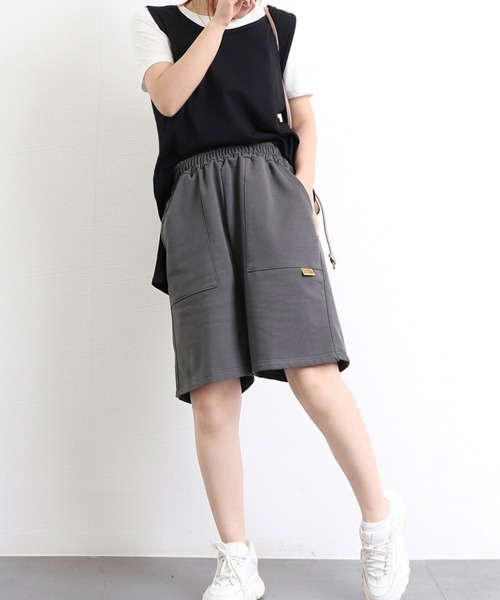 Miniministore(ミニミニストア)の「ショートパンツ スウェットパンツ韓国(スウェットパンツ・レディース・ピンク/ライトグレー/ブラック/ダークグレー・L/XL)」の22枚目の写真