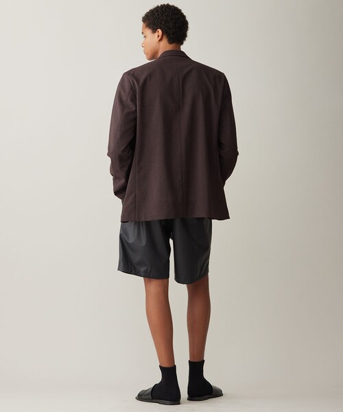 UNFILO(アンフィーロ)の「レザーライク ショートパンツ(その他パンツ・メンズ・ブラウン系/ブラック系・X-LARGE/SMALL/MEDIUM/LARGE)」の5枚目の写真