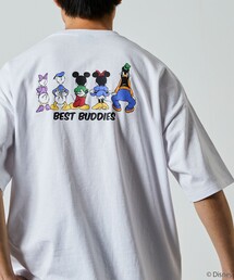 FREAK'S STORE | 限定展開/DISNEY ディズニー/別注 ビッグシルエット バックプリント クルーネックTシャツ/BEST BUDDIES(Tシャツ/カットソー)