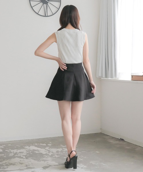 Julia Boutique（ジュリアブティック）の「パールデコノースリーブニットトップス/24073（ベスト・レディース・ホワイト/ピンク/ブラック・ONE）」の19枚目の写真