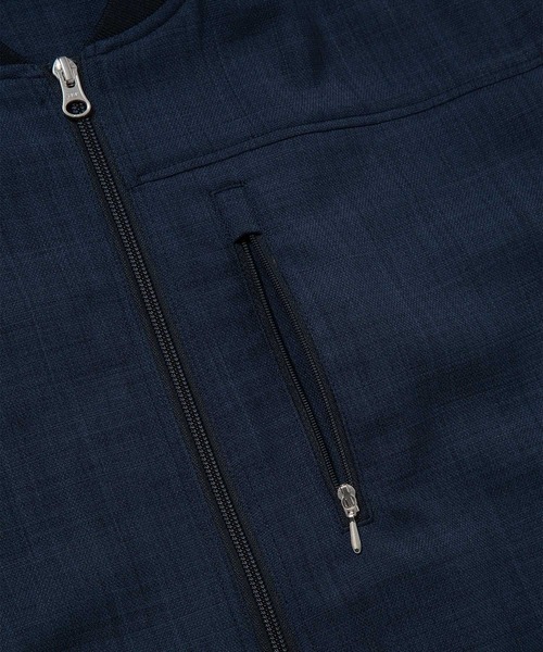 JUNRED（ジュンレッド）の「j.n.r.d / メランジMA1ブルゾン（MA-1・メンズ・ベージュ/ネイビー/グレー・L/LL/M）」の10枚目の写真