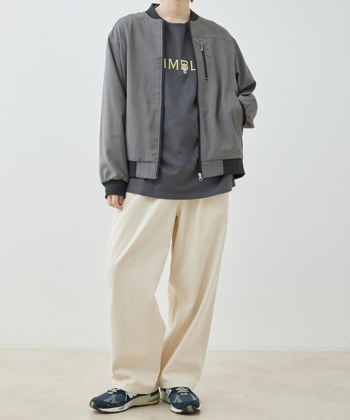 JUNRED（ジュンレッド）の「j.n.r.d / メランジMA1ブルゾン（MA-1・メンズ・ベージュ/ネイビー/グレー・L/LL/M）」の18枚目の写真