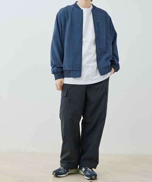 JUNRED（ジュンレッド）の「j.n.r.d / メランジMA1ブルゾン（MA-1・メンズ・ベージュ/ネイビー/グレー・L/LL/M）」の21枚目の写真