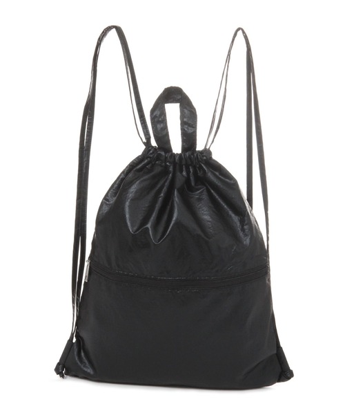 LAKOLE（ラコレ）の「ライトナップサック / 111770（バックパック/リュック・レディース・シルバー/アイボリー/ブラック・FREE）」の4枚目の写真