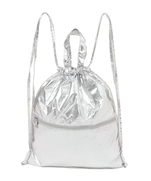 LAKOLE（ラコレ）の「ライトナップサック / 111770（バックパック/リュック・レディース・シルバー/アイボリー/ブラック・FREE）」の19枚目の写真