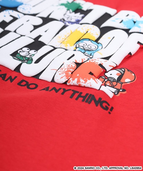 sanrio(サンリオ)の「sanrio characters はぴだんぶい 長袖Tシャツ(Tシャツ/カットソー・メンズ・杢グレー/ブラック/レッド/ネイビー/オートミール・M/L/LL)」の20枚目の写真