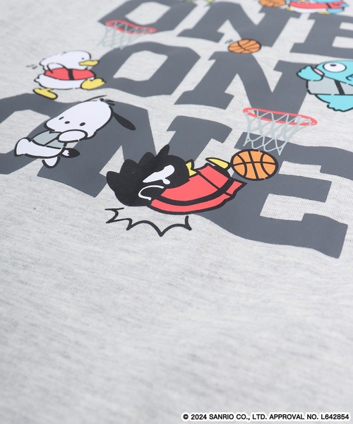 sanrio(サンリオ)の「sanrio characters はぴだんぶい 長袖Tシャツ(Tシャツ/カットソー・メンズ・杢グレー/ブラック/レッド/ネイビー/オートミール・M/L/LL)」の11枚目の写真