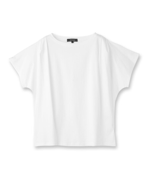 UNTITLED（アンタイトル）の「◆【コットン100／8色展開】肩タックプルオーバー（Tシャツ/カットソー・レディース・チャコールグレー/ブラック/ピンク/ライトイエロー系/グリーン系/ライトグレー系9/ホワイト/パープル・48/44/04/02/00）」の18枚目の写真