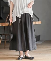 ウエストタックワイドパンツ