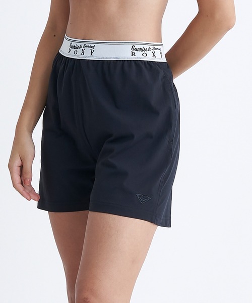 ROXY(ロキシー)の「SUNSET WAVES BS/ロキシーウエストゴムサーフトランクス・ボードショーツ(水着)(水着・レディース・ブラック/レッド・LARGE/MEDIUM/SMALL)」の9枚目の写真