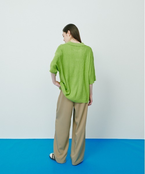KACCO(カッコ)の「《ユニセックスアイテム》2TUCK WIDE BAGGY SLACKS / ツータックワイドバギースラックス(スラックス・メンズ・ベージュ/ダークグレー/ブラック・SMALL/LARGE/MEDIUM)」の7枚目の写真