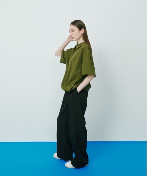 KACCO(カッコ)の「《ユニセックスアイテム》2TUCK WIDE BAGGY SLACKS / ツータックワイドバギースラックス(スラックス・メンズ・ベージュ/ダークグレー/ブラック・SMALL/LARGE/MEDIUM)」の14枚目の写真