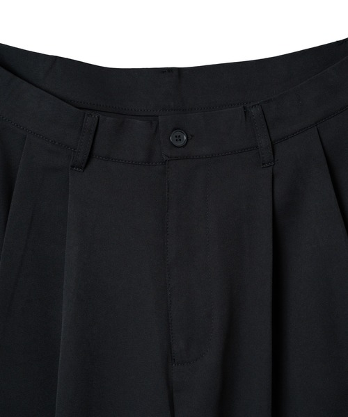 KACCO(カッコ)の「《ユニセックスアイテム》2TUCK WIDE BAGGY SLACKS / ツータックワイドバギースラックス(スラックス・メンズ・ベージュ/ダークグレー/ブラック・SMALL/LARGE/MEDIUM)」の18枚目の写真