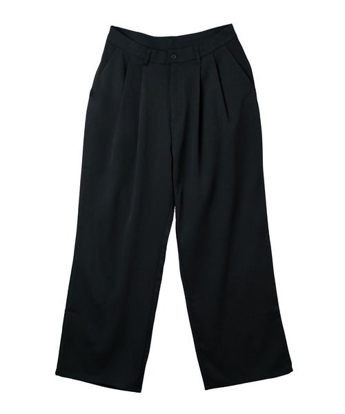 KACCO(カッコ)の「《ユニセックスアイテム》2TUCK WIDE BAGGY SLACKS / ツータックワイドバギースラックス(スラックス・メンズ・ベージュ/ダークグレー/ブラック・SMALL/LARGE/MEDIUM)」の16枚目の写真