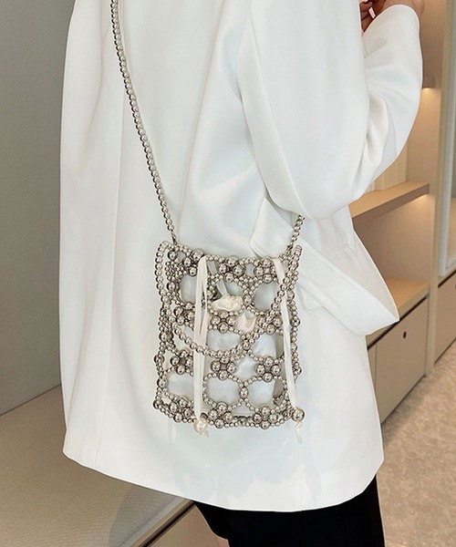 TOCCA FLORA ハンドバッグ ショルダーバッグ 2way フラワー 白 バッグ