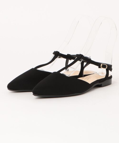 ABC-MART(エービーシーマート)の「JOLI ENCORE ジョリーアンコール T-STRAP PPS 1 ティーストラップパンプス 1 JE80230 BLACK(パンプス・レディース・ブラック・24.5cm/23.0cm/24.0cm/23.5cm)」の1枚目の写真