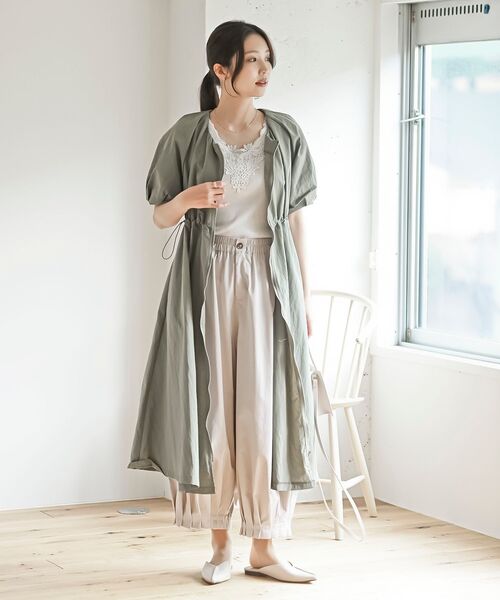 rps（アールピーエス）の「前後着用モチーフレーステレコタンクトップ（タンクトップ・レディース・オフホワイト/グレイッシュベージュ/ブラック・L/M）」の12枚目の写真