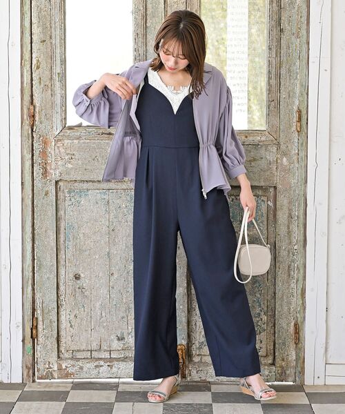 rps（アールピーエス）の「前後着用モチーフレーステレコタンクトップ（タンクトップ・レディース・オフホワイト/グレイッシュベージュ/ブラック・L/M）」の15枚目の写真