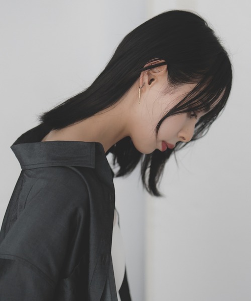 LIAN(リアン)の「ダブルスティックイヤリング(イヤリング・レディース・ゴールド/シルバー×ゴールド・FREE)」の8枚目の写真