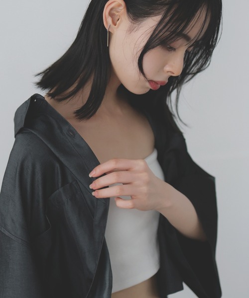 LIAN(リアン)の「ダブルスティックイヤリング(イヤリング・レディース・ゴールド/シルバー×ゴールド・FREE)」の9枚目の写真
